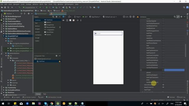 #12 Simple example about EditText in Android - Kotlin Android for beginners смотреть онлайн