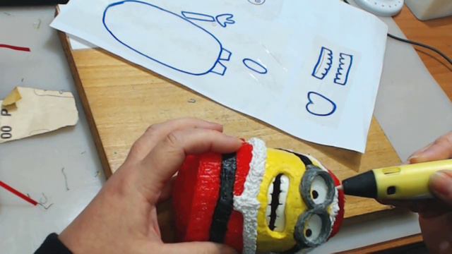 3d pen stencil christmas minion | 3d pen tutorial | 3d pen art смотреть онлайн