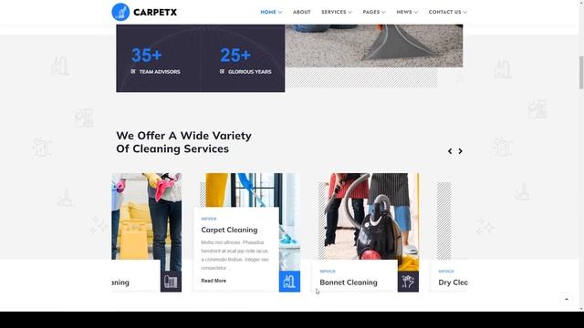 Carpetx - Cleaning Services WordPress Theme rugs carpet cleaning смотреть онлайн