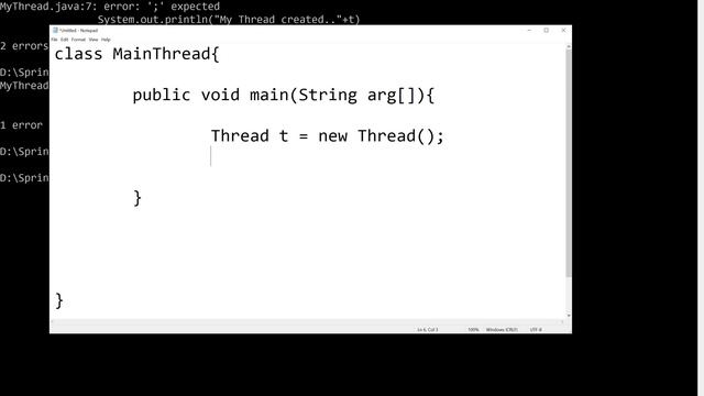 Using Runnable to create thread смотреть онлайн