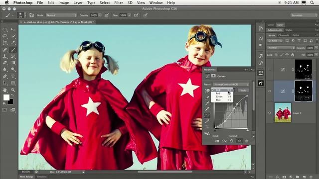 Selecting Skin with Color Range - Adobe Photoshop CS6 Intensive with Lesa Snider смотреть онлайн