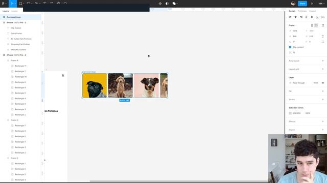 Como prototipar carrossel com scroll lateral no FIGMA смотреть онлайн