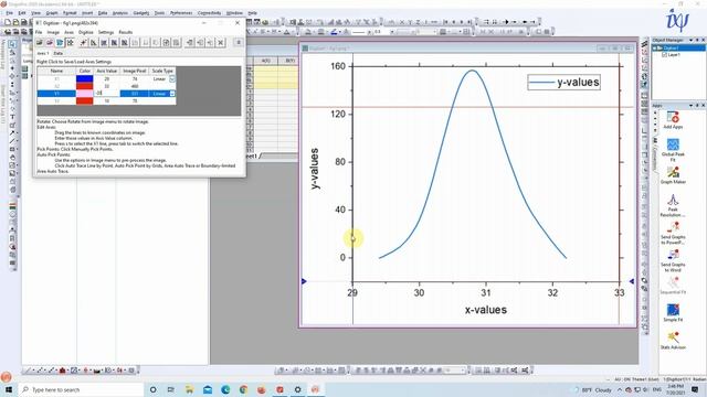 How to get (extract) data from graph (image) | Image digitizer | OriginPro смотреть онлайн