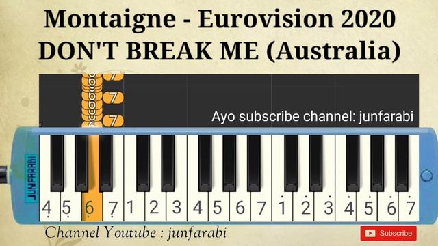 DON'T BREAK ME - Montaigne Eurovision 2020 (Australia) - cover melodica смотреть онлайн