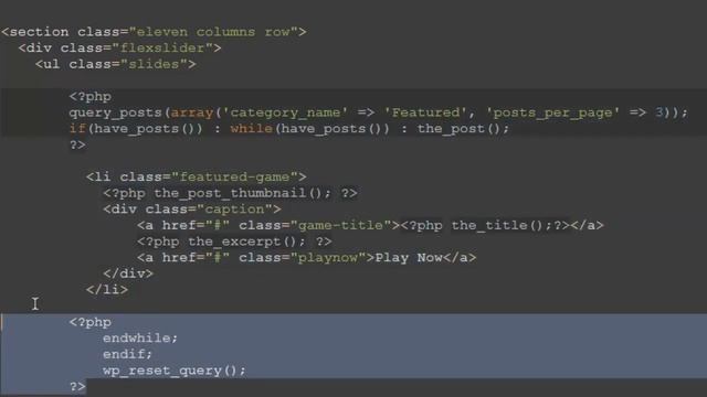 Responsive Wordpress Theme Tutorial - Part 9 - FlexSlider + WordPress Loop смотреть онлайн