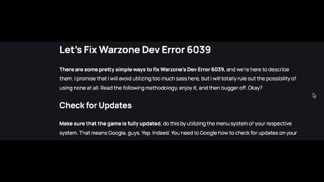 Dev Error 6039 ! dev error 6039 common_mp fc - Watch Here ! Dev Error 6039 Warzone PS4 смотреть онлайн
