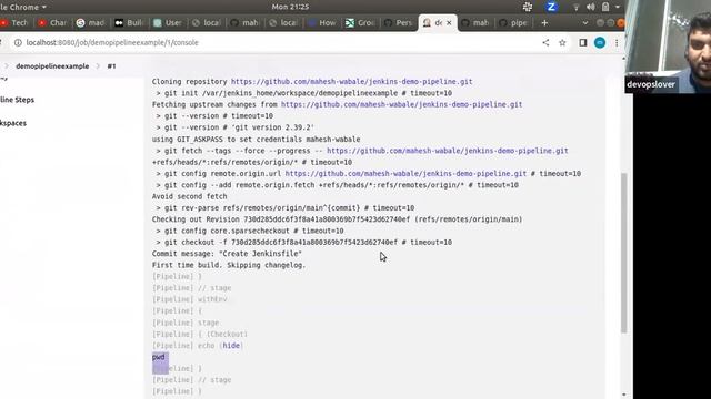 Creating Jenkins Pipeline Job | Git | Jenkins | Marathi #technomarathiwithmw #devopslover #devops смотреть онлайн