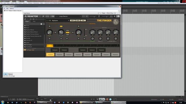 Native Instruments The Finger Setup for Reaper смотреть онлайн
