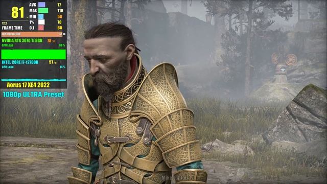 RTX 3070 Ti Laptop | Aorus 17 XE4 2022 | God of War | 1080p смотреть онлайн