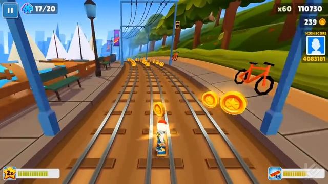 Subway Surfers San Francisco HD Game Play смотреть онлайн