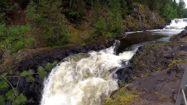 КАРЕЛИЯ. День третий. Центр шунгита. Водопад Кивач. смотреть онлайн