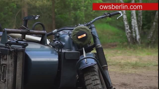 REVIEW German ww2 sidecar motorcycle BMW R 75 Gespann WALKAROUND DRIVE смотреть онлайн