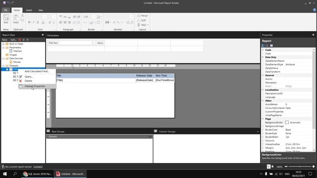 SSRS Report Builder Part 10.5 - Optional Query Parameters смотреть онлайн