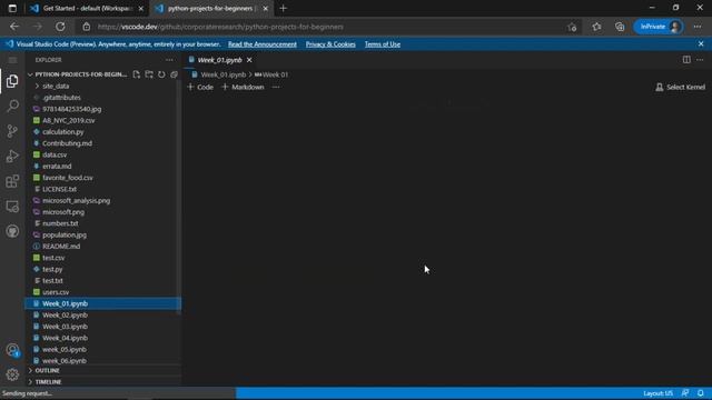 Open VSCode in Chrome - Python Tutorial смотреть онлайн