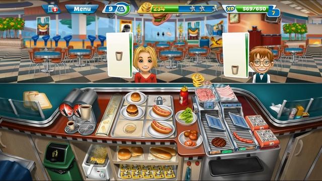 Cooking Fever Fast Food Court Level 26 3 Stars! HD смотреть онлайн