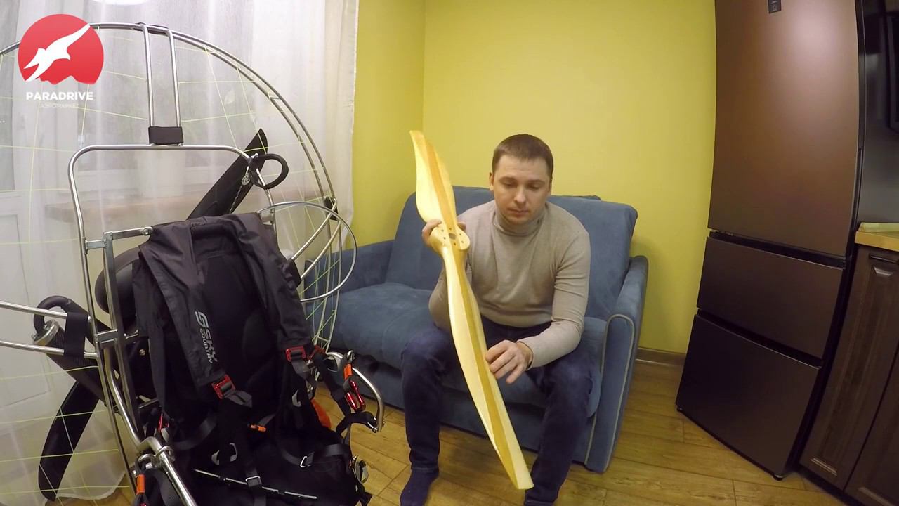 Парамотор Moster -85 Plus на стальной раме - обзор поставки от магазина Аэромаркет ParaDrive смотреть онлайн