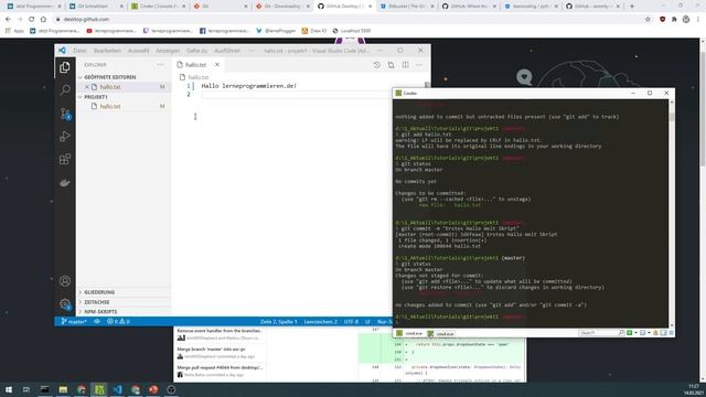 Git Tutorial - In 40 Minuten Git lernen für Anfänger (2021) смотреть онлайн