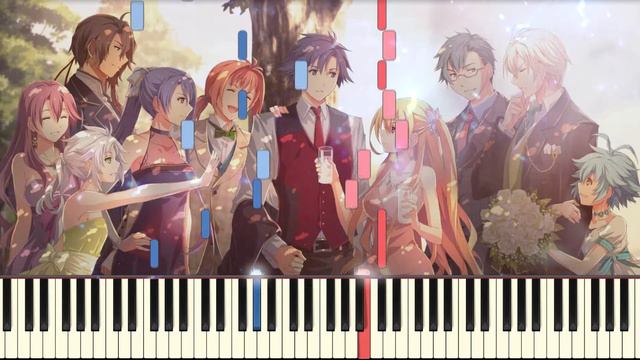 Ichizu Na kimochi (The Legend of Heroes: Sen No Kiseki) - Synthesia / Piano Tutorial смотреть онлайн
