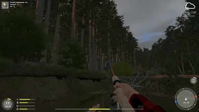 Русская рыбалка 4. Убийца окуня и щуки: Syberia Icon Slim m-003 р.Вьюнок смотреть онлайн