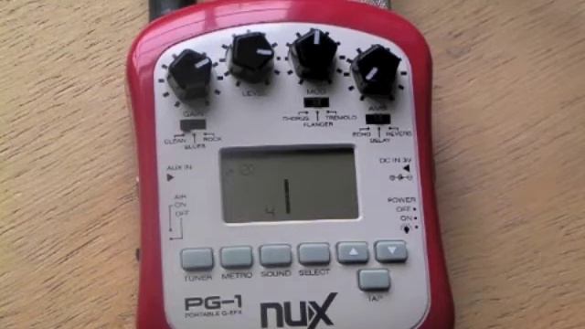 Nux PG-1 Digital Gitar Effekt Processor - DanMusikk.no смотреть онлайн