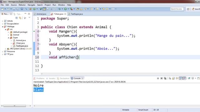 Comprendre le Mot Clé Super En Java (POO en [2020]) смотреть онлайн