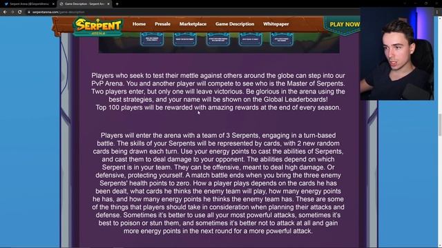 Checking out Serpent Arena! SERP Token Presale for the upcoming P2E Game is Live! смотреть онлайн