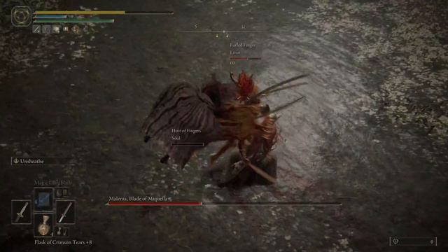 Elden Ring malenia double grab of death смотреть онлайн