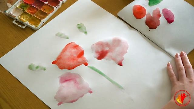 РИСУЕМ ЦВЕТЫ | ТЕХНИКА АКВАРЕЛЬ ПО МОКРОМУ. ЖИВОПИСЬ| РИСУНОК АКВАРЕЛЬЮ | «ХУДОЖЕСТВЕННАЯ РОСПИСЬ" смотреть онлайн