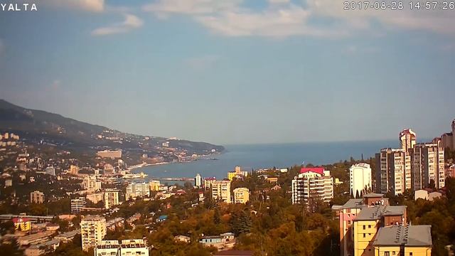 Камера - Ялта, Крым 2017-08-28. День за 5 минут