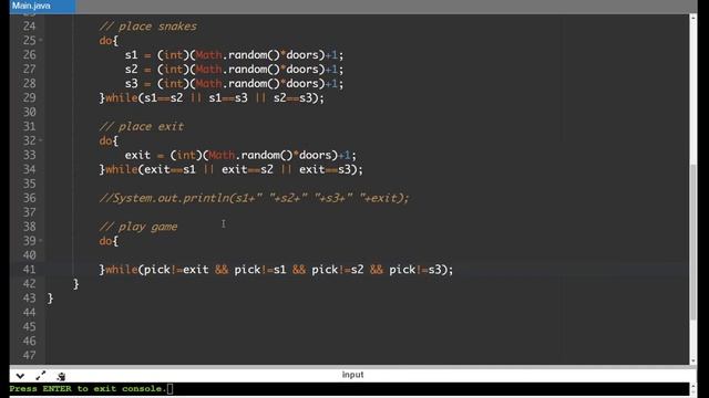 Java Loops Lesson 05 - Input Verification (Snake Game) смотреть онлайн