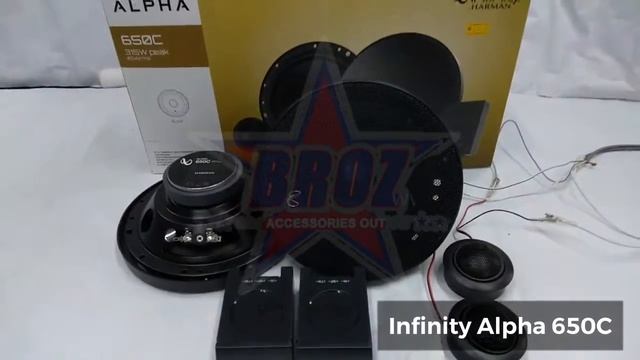 Broz Car Accessories - Infinity Alpha 650c 6.5 inch Two-Way Component Car Speaker смотреть онлайн