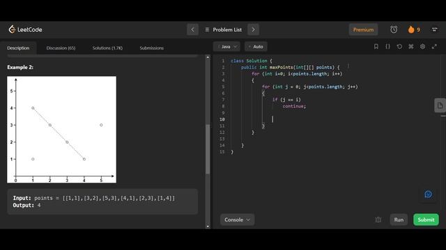 Max Points on a Line | LeetCode 149 | Java смотреть онлайн