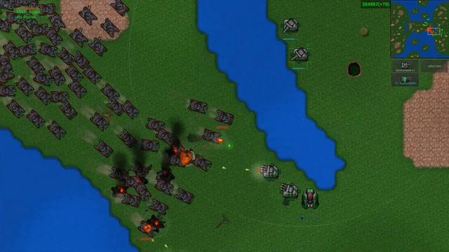 Защита от тяжелых танков | Часть 1 | Rusted Warfare смотреть онлайн
