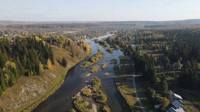 Река Чумыш , Голубые скалы в Костёнково, Новокузнецкий район смотреть онлайн