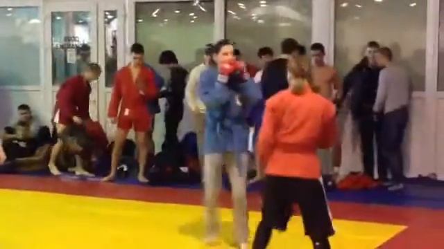 Боевое самбо среди девушек (Хуранова Ирина(кр.)) смотреть онлайн