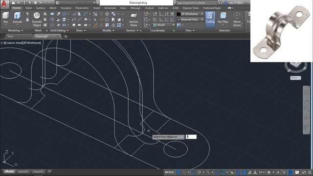 U Shaped Pipe Clamp | Autocad 3D | Autocad 2018 смотреть онлайн