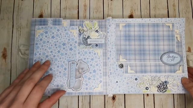 скрапбукинг, обзор альбома для малыша смотреть онлайн