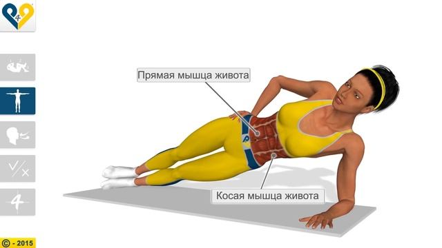 Косая мышца живота: Side Plank