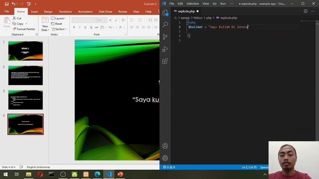 Fungsi Explode () pada bahasa pemrograman PHP смотреть онлайн