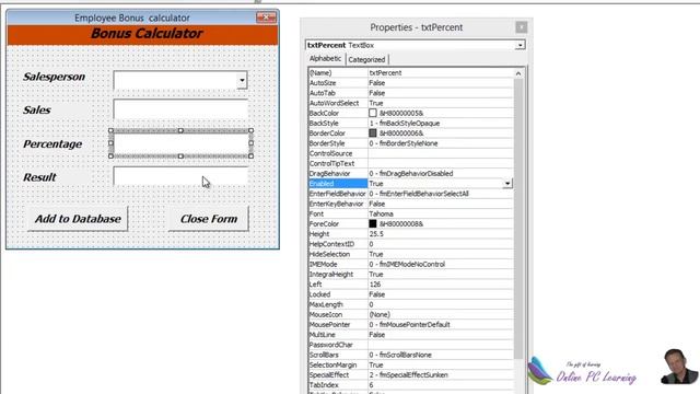 Calculate a Bonus in a Userform –Excel VBA смотреть онлайн