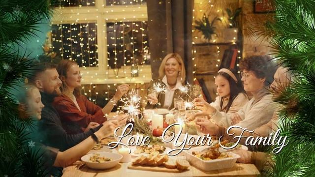 Новогоднее слайд-шоу зеленые ветки Christmas Slideshow green branches DIZAYNPROJECT смотреть онлайн