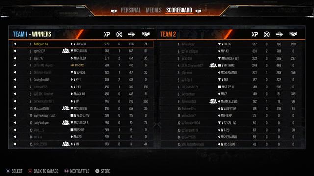 WOT CONSOLE PS4 / VK 16.02 Leopard / Gameplay смотреть онлайн