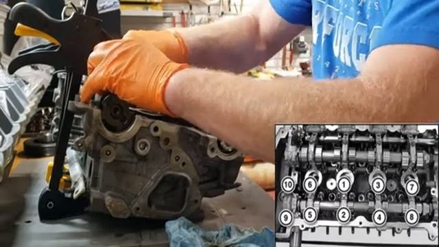 MINI Cooper N12/N16 Cylinder Head Assembly Part 1 смотреть онлайн