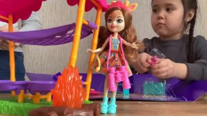 Enchantimals Солнечная саванна набор с жирафиком