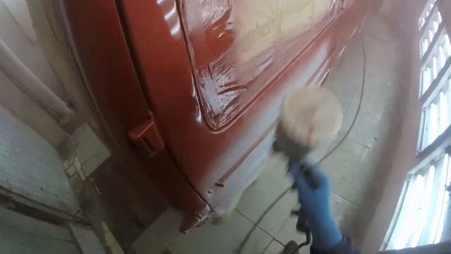 Фольцваген_Т4 покраска в круг без проемов IWATA LS400 ws400 смотреть онлайн