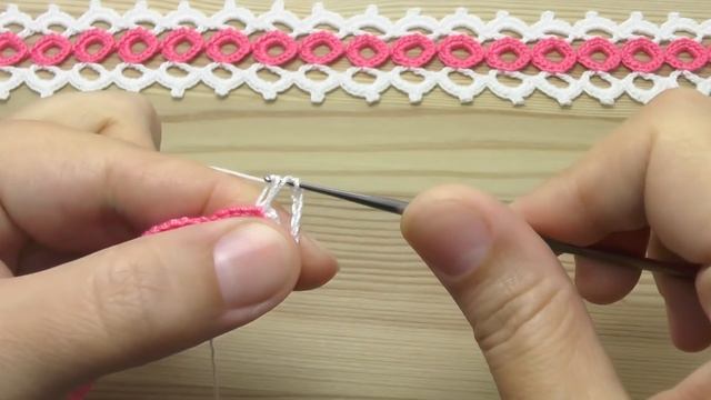 Вязание крючком ленточного кружева на основе колечек - crochet ribbon lace pattern смотреть онлайн