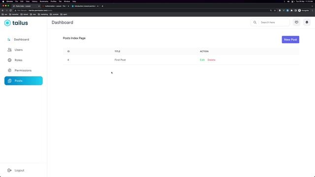 20 Protect Post with Post Policy - Laravel Inertia Permission Tutorial смотреть онлайн