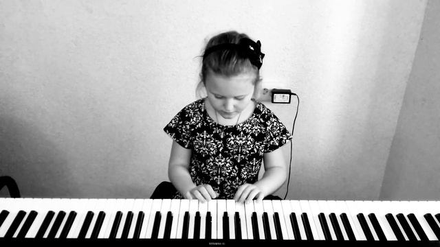 игра на фортепиано: К. Лонгшамп-Друшкевичова "Два приятеля" смотреть онлайн