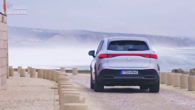 Test Drive The New EQE SUV 2024 Mercedes EQE 350 4MATIC SUV in High Tech Silver Metallic смотреть онлайн