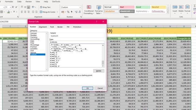 Advance Number Formats In Excel | Custom Format Cells | CTRL + 1 [Hindi] смотреть онлайн